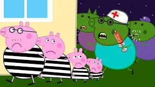 Zombie Apocalypse, Zombies Appear At Room Police Peppa‍️ | Peppa Pig Funny Animation