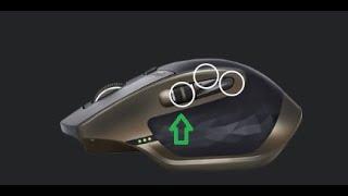 Logitech  mouse MX master 1 2s 3 2 Vertical scroll with thumb wheel Horizontal scrolloing wheel