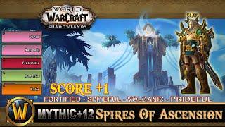 Spires Of Ascension Mythic 12 Fortified Spiteful Volcanic Prideful Prot Paladin Shadowlands