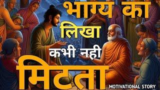 भाग्य का खेल भाग्य का लिखा कभी नही मिटता| Buddhist Story On karma or fate bigger| Motivational Story