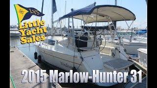 SOLD!!! 2015 Marlow-Hunter 31 Sailboat for sale at Little Yacht Sales, Kemah Texas