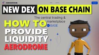 How to Provide Liquidity on Aerodrome | New Base chain DEX