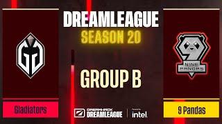 Dota2 - Gladiators vs 9 Pandas - Game 1 - DreamLeague Season 20 - Group B