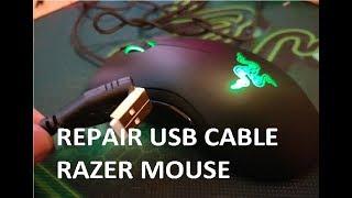 How To: REPAIR Mouse USB cable/plug in 10 minutes