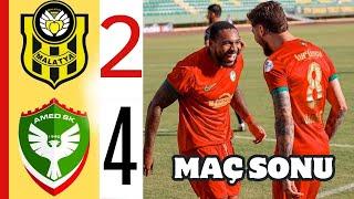 YENİ MALATYASPOR 2-4 AMEDSPOR MAÇ SONU (CANLI)