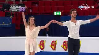 2015 Euro   Dance FD   Gabriella Papadakis & Guillaume Cizeron   Adagio from Concerto No  23 by Moza