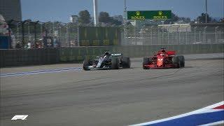 Vettel And Hamilton Duel in Russia | F1 Best Overtakes of 2018