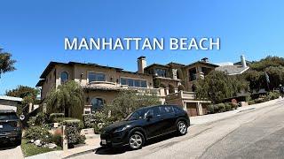 Driving Manhattan Beach Hill Section, Los Angeles Beach Cities