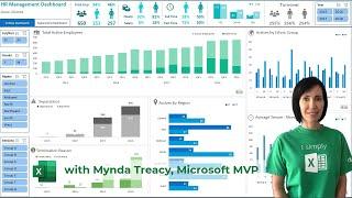 Interactive Excel HR Dashboard - FREE Download