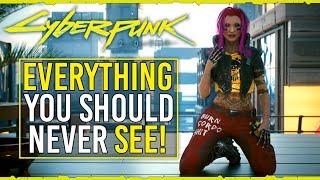 EVERYTHING you should NEVER have seen in cyberpunk 2077 [SUPERCUT]