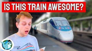 I Surprised My Friend With Acela First Class (feat. Trains Are Awesome)