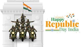 Republic Day of India (26 January) Motion Graphics at INDIA GATE, Full HD (1920x1080) 2022