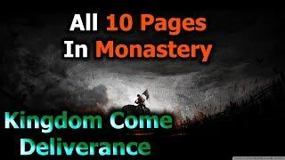 All 10 Torn Pages in Monastery Kingdom Come Deliverance