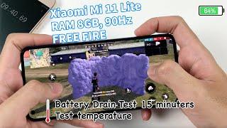 Xiaomi Mi 11 Lite Test Game Free Fire | Snapdragon 732G