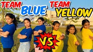 Aayat Arif || Team BLUE  VS Team YELLOW 🟡 || vlog