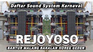 Daftar Sound System Karnaval REJOYOSO BANTUR Ngeri // Info Riswanda Brewog audio Hadir ‼️