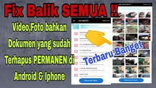 TERBARU 2024 !! Fix Semua Video dan Foto Bahkan Dokumen yang Terhapus PERMANEN Kembali Lagi