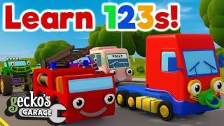 Counting 10 Baby Trucks｜Learn 123s!｜Home Learning For Kids｜Early Education｜Toddler Fun Learning