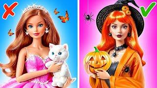 Barbie’s Terrifying Halloween Makeover Spooky Doll Transformation & DIY Crafts