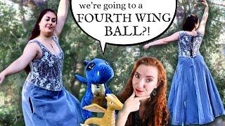 Fourth Wing made me sew a fantasy ball gown : when romantasy books steal the sewing project