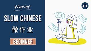 做作业 | Slow Chinese Stories Beginner | Chinese Listening Practice HSK 2/3