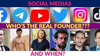 FOUNDER'S OF DIFFERENT SOCIALMEDIA