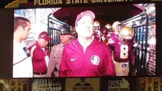 MOST EPIC COLLEGE FOOTBALL ENTRANCE IN THE WORLD!  FSU VS.  CLEMSON 2016
