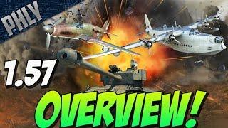 1.57 DEV SERVER OVERVIEW! - NEW PLANES AND TANKS ( War Thunder 1.57 )