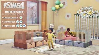 Toddler's bed Ideas • Functional  Download  | No CC • Base Game | The SIMS 4