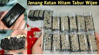 Jenang/Dodol Ketan Hitam Tabur Wijen Legit, Enak Dan Lembut | Dijamin Ketagihan