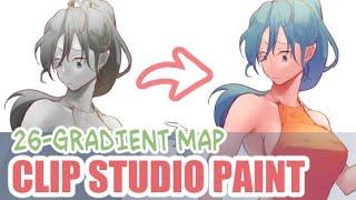 Clip Studio Paint 26 - CÁCH SỬ DỤNG GRADIENT