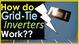 How Grid Tie Inverters Work - simple explanation for beginners, safety info #gridtie #gridtiedsolar