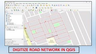 How to Digitize Road Network in QGIS