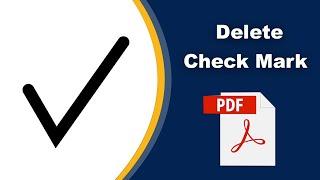 How to delete a checkmark from a pdf (fill and sign) using adobe acrobat pro dc