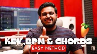 How To Find Key, Bpm & Chords of Any Song (Very Easy Method) - FL Studio WIth Kurfaat