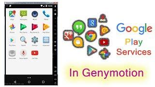 How to install Google play services in Genymotion emulator