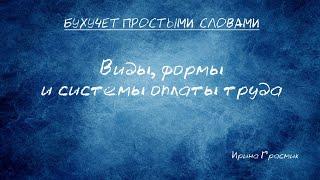 Виды, формы и системы оплаты труда