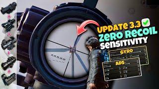 Update 3.3 Best Sensitivity Settings  For All Devices And IOS Gyroscope And Non Gyro | PUBGM/BGMI