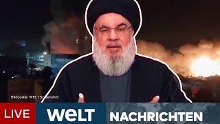 LIBANON: Hisbollah-Kopf Nasrallah tot! Israel meldet Eliminierung von Terrorchef in Beirut! I STREAM