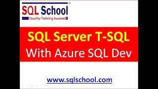 SQL Server Training with T-SQL Programming