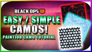 BO4 "12 SIMPLE CAMOS" IN 12 MINUTES! (EASY Paintjob Tutorials/Ideas)