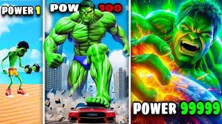 Weakest To STRONGEST HULK In GTA 5!