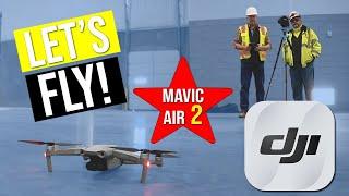 Flying a DJI Mavic Air 2 Drone Indoors