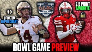 CAN NEBRASKA BEAT BOSTON COLLEGE WITH SO MANY OPT OUTS? - PINSTRIPE BOWL GAME PREDICTION