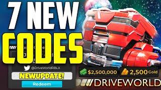 *NEW* ALL WORKING CODES FOR DRIVE WORLD IN SEPTEMBER 2024! ROBLOX DRIVE WORLD CODES