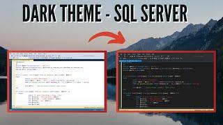 Dark theme para sql server management studio