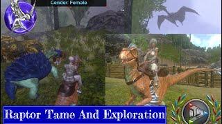 RAPTOR TAME AND EXPLORING! | [S1E5] | Ark Survival Evolved