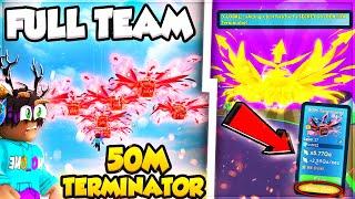 I Got A FULL TEAM OF The New Secret 50M TERMINATOR *Got New Golden* Made Shiny by Accident ClickerS