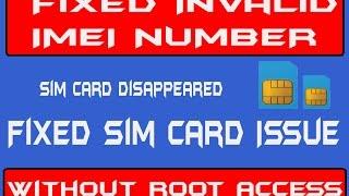 How To Fix Invalid IMEI / Change IMEI / Restore IMEI | Without ROOT Access