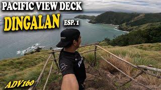 Pacific View Deck Dingalan Aurora | ADV160 Solo Ride